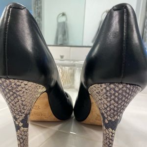 Saks Animal Print Heels